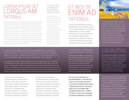 Fancy Jigsaw Brochure Template Design And Layout Download Now 02895 Poweredtemplate Com Fancy Brochure Templates