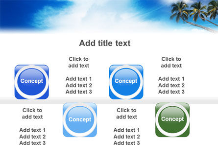Powerpoint Template Palm Tree