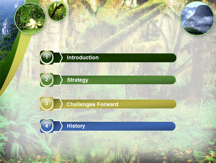 Rainforest PowerPoint Template Backgrounds 02398 PoweredTemplate com
