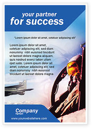 Fighter Aircraft Ad Template