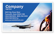Fighter Aircraft Business Card Template