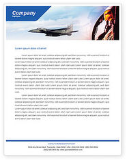Fighter Aircraft Letterhead Template