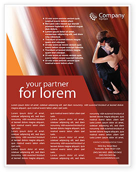 dancing couple flyer template background in microsoft word dance flyer template word
