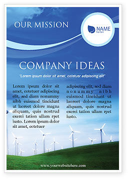 Wind Energy Brochure Template Design and Layout, Download Now, 01801 ...