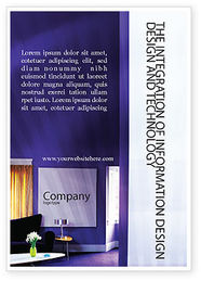 Interior In Violet Ad Template