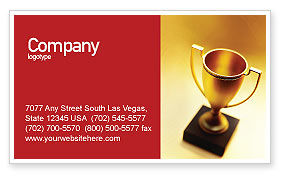 Winner Cup Business Card Template, Layout. Download Winner Cup Business ...