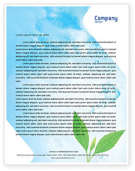 Pure Nature Letterhead Template, Layout for Microsoft Word, Adobe ...