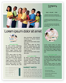 Children Newsletter Templates In Microsoft Word Adobe Illustrator And Other Formats Download Children Newsletters Design Now Poweredtemplate Com