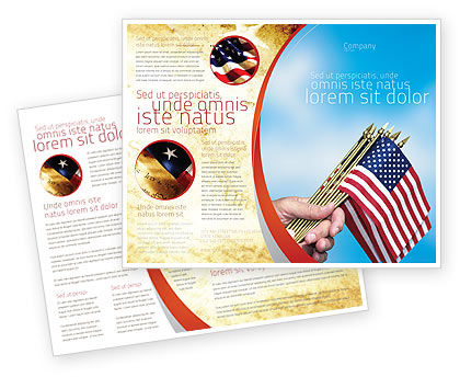 American Flag Flyer Template from i.poweredtemplates.com