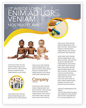 Kindergarten Flyer Vorlage Hintergrund Fur Microsoft Word Publisher Und Illustrator Formate Jetzt Herunterladen Poweredtemplate Com