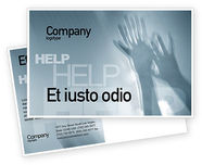 Help Postcard Template