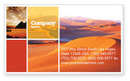 Red Desert Business Card Template