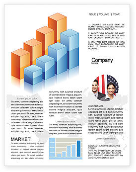 Graphs Newsletter Template For Microsoft Word Adobe Indesign Download Now Poweredtemplate Com