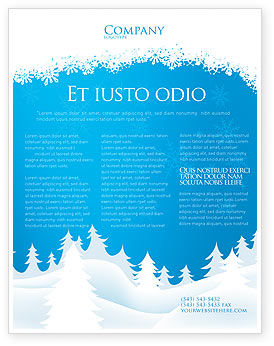 Winter Flyer Template from i.poweredtemplates.com