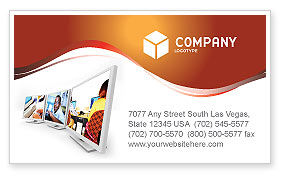 computer visiting card sample