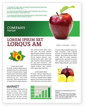 Red Apple Brochure Template Design And Layout Download Now 03041 Poweredtemplate Com