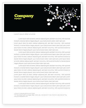 Technology, Science &amp; Computers: Polymer Letterhead Template #03364
