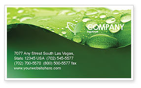 Fresh Dew On The Green Leaf Business Card Template Layout Fresh Dew On The Green Leaf Business Card Template 03376 Abstract Textures