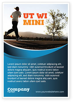 Morning Jogging Ad Template For Advertising Needs, Id 03440 