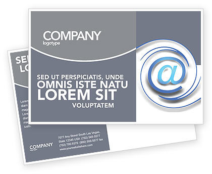 modern communication via email postcard template in microsoft word email postcard template