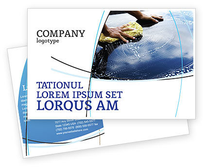 car wash postcard template in microsoft word adobe indesign 03576 car wash template microsoft word