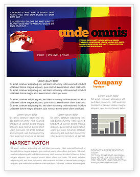 Art Entertainment Newsletter Templates In Microsoft Word Adobe Illustrator And Other Formats Illustrator Newsletter Templates