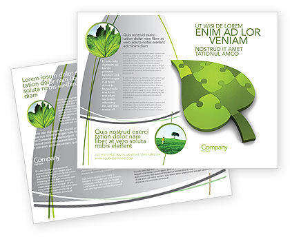 Grune Ideen Broschuren Vorlage Design Und Layout Jetzt Herunterladen 04090 Poweredtemplate Com