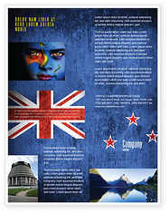 New Zealand Flyer Template