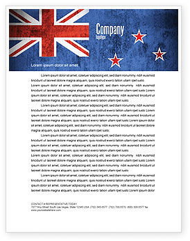 Neuseeland Briefkopf Vorlage Layout Für Microsoft Word Adobe