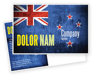 New Zealand Postcard Template