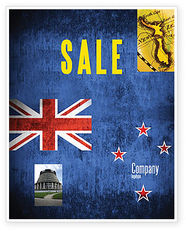 New Zealand Sale Poster Template