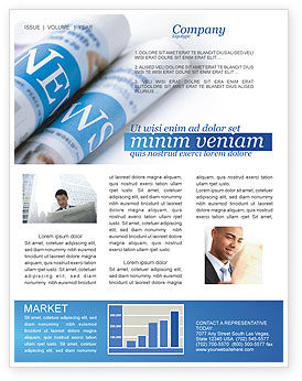 Newspaper Newsletter Templates In Microsoft Word Adobe Illustrator And Other Formats Download Newspaper Newsletters Design Now Poweredtemplate Com