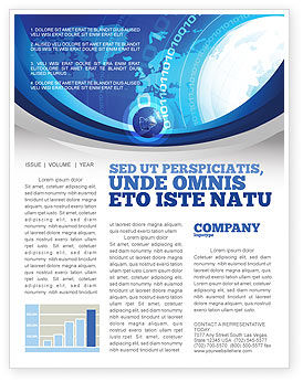 Information Technology Newsletter Template from i.poweredtemplates.com