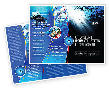 Diving Brochure Template Design and Layout, Download Now, 03439 ...