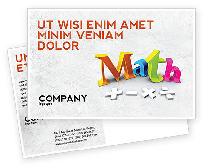 Mathematik Unterrichten Postkartenvorlagen für Microsoft Word Adobe Mathematik Unterrichten Postkartenvorlagen für Microsoft Word Adobe