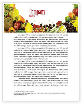 Fruit Letterhead Templates in Microsoft Word, Adobe Illustrator and ...