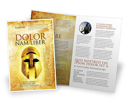 Ancient Greece Brochure Template Design and Layout, Download Now, 01670 ...