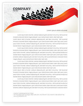 Careers/Industry: Administrative Achievements Letterhead Template #04775