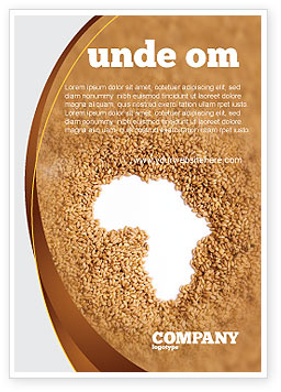 Medical: 非洲饥荒广告模板 #04841