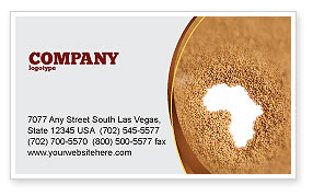 Medical: 非洲饥荒名片模板 #04841