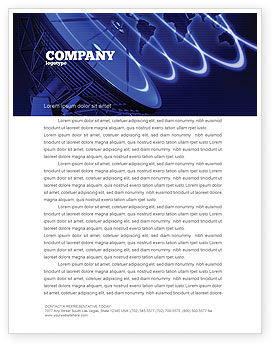 Telecommunication: Broadcasting Network Letterhead Template #05044