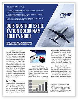 Air Vessel Newsletter Template for Microsoft Word Adobe InDesign