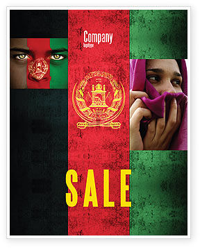 Afghanistan Sale Poster Template in Microsoft Word, Publisher and Adobe