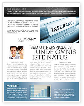 Insurance Newsletter Template for Microsoft Word & Adobe ...