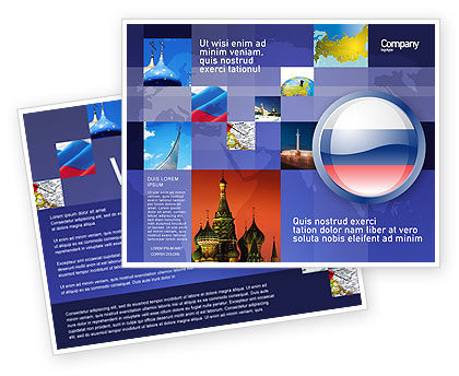 Russian Flag Brochure Template Design and Layout, Download Now, 05313 ...