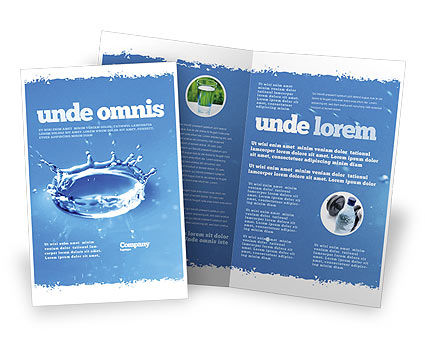 Blue Water Splash Brochure Template Design And Layout Now Blue Water Splash Brochure Template Design And Layout Now 05444 Edtemplate