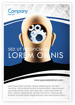 Consulting: Modèle de Publicité de travail mental mécanique #05484