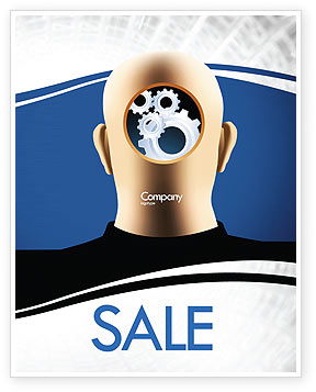 Consulting: 机械心理工作海报模板 #05484