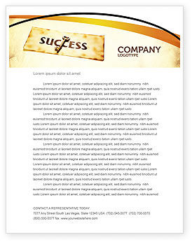 成功への鍵 レターヘッドテンプレート マイクロソフトword Adobe Illustratorおよび他の形式のレイアウトを今すぐダウンロードする 05487 Poweredtemplate Com