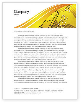 Bank Credit Card Letterhead Template, Layout for Microsoft ...